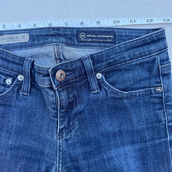 AG Adriano Goldschmied The Legging Ankle Super Skinny Jeans Blue Size 25 - Picture 6 of 9